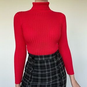 FASHION NOVA ribbed turtle neck bodysuit